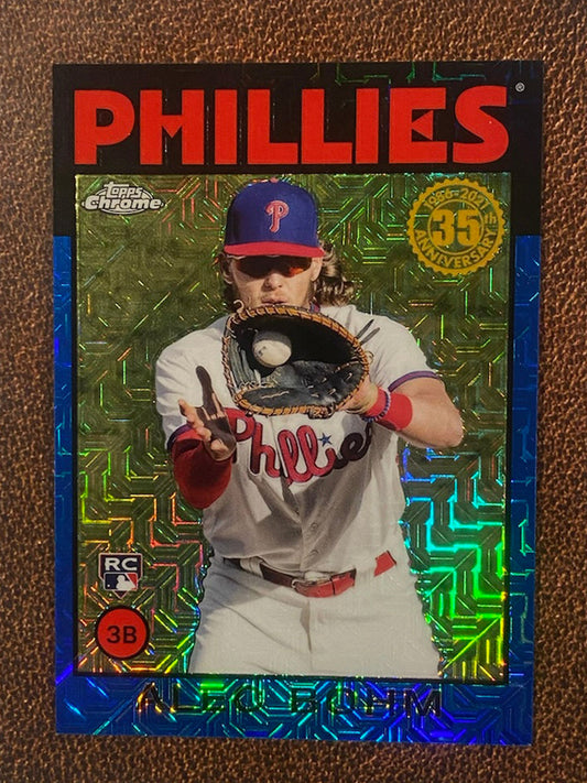 Alec Bohm - 2021 Topps - Silverpack Mojo BLUE /150 - Phillies