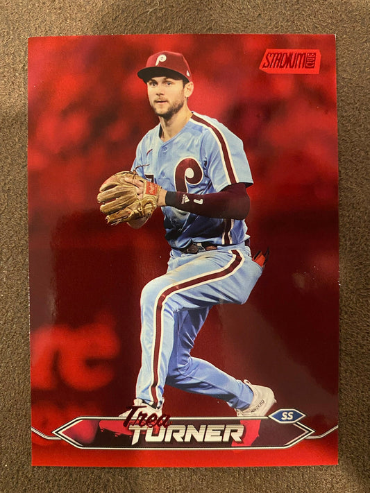 Trea Turner - 2024 Topps Stadium Club - Red Foil - Phillies