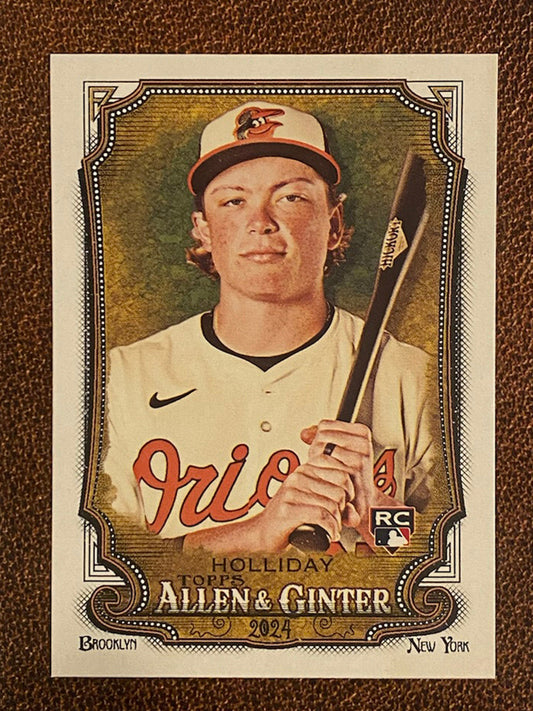 Jackson Holliday - 2024 Topps Allen and Ginter - Base Rookie - Orioles