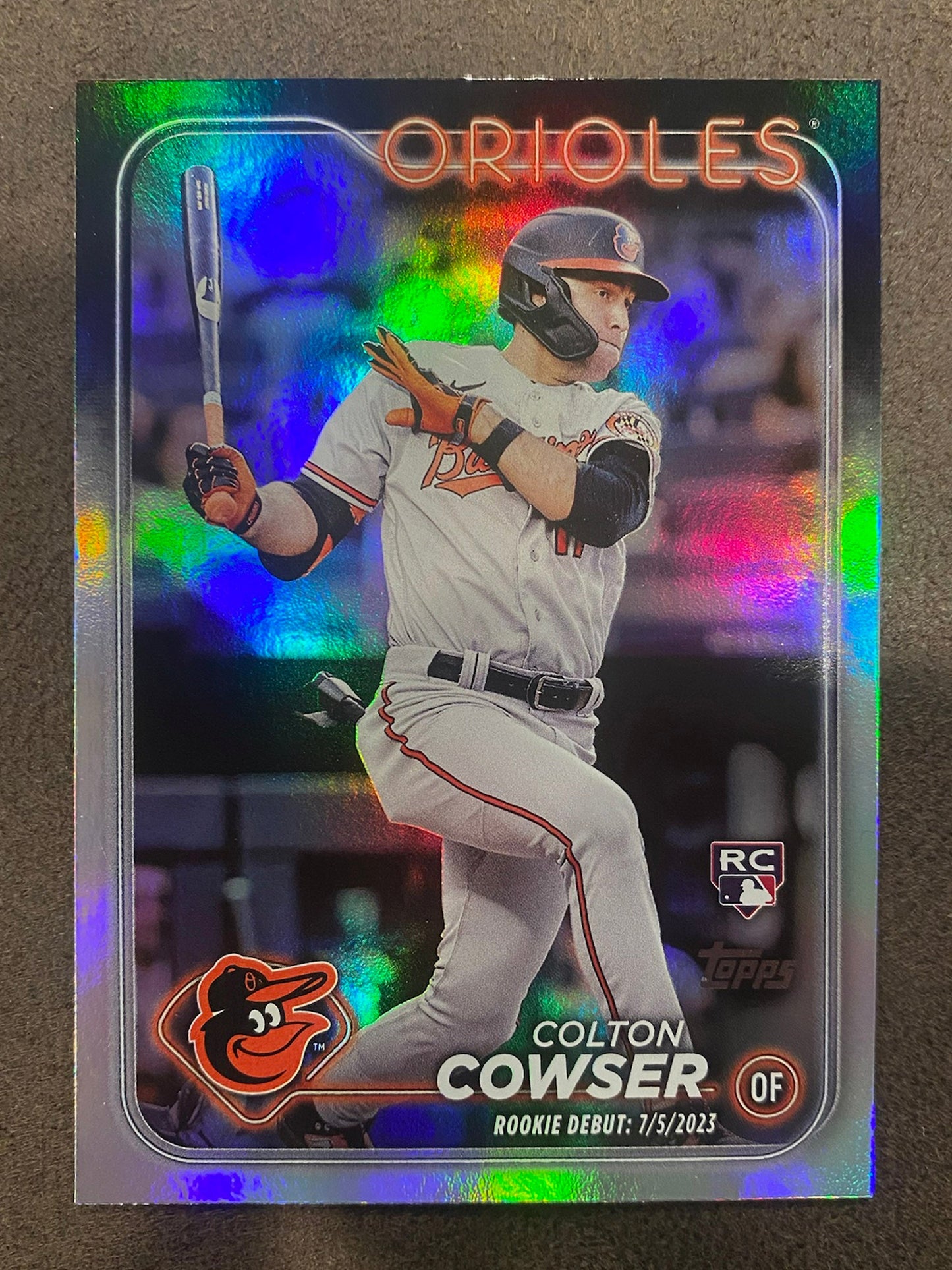 Colton Cowser - 2024 Topps Update - Rainbow Foil - Orioles