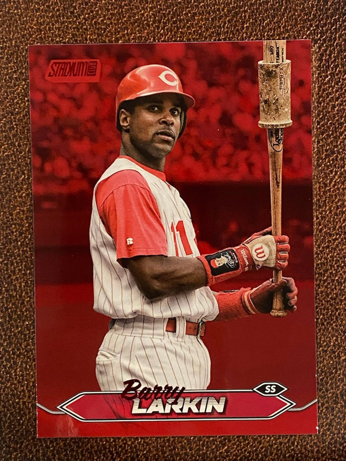 Barry Larkin - 2024 Topps Stadium Club - Red Foil - Reds