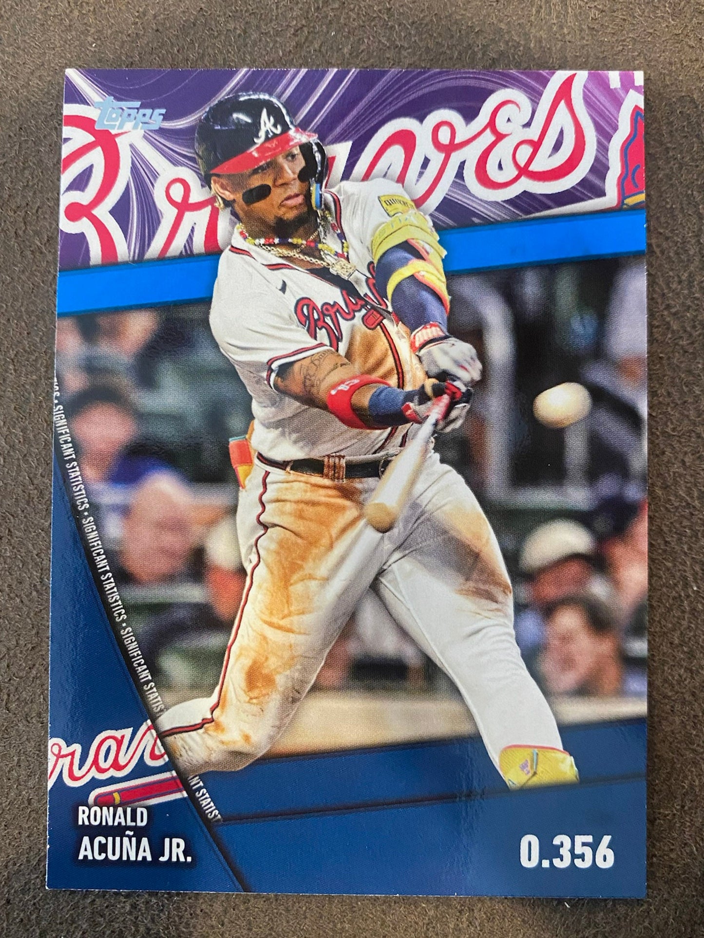 Ronald Acuna Jr. - 2024 Topps Series 2 - Significant Statistics BLUE - Braves