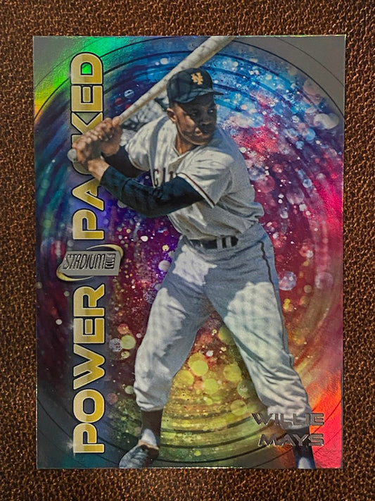 Willie Mays - 2024 Topps Stadium Club - Power Packed - Giants