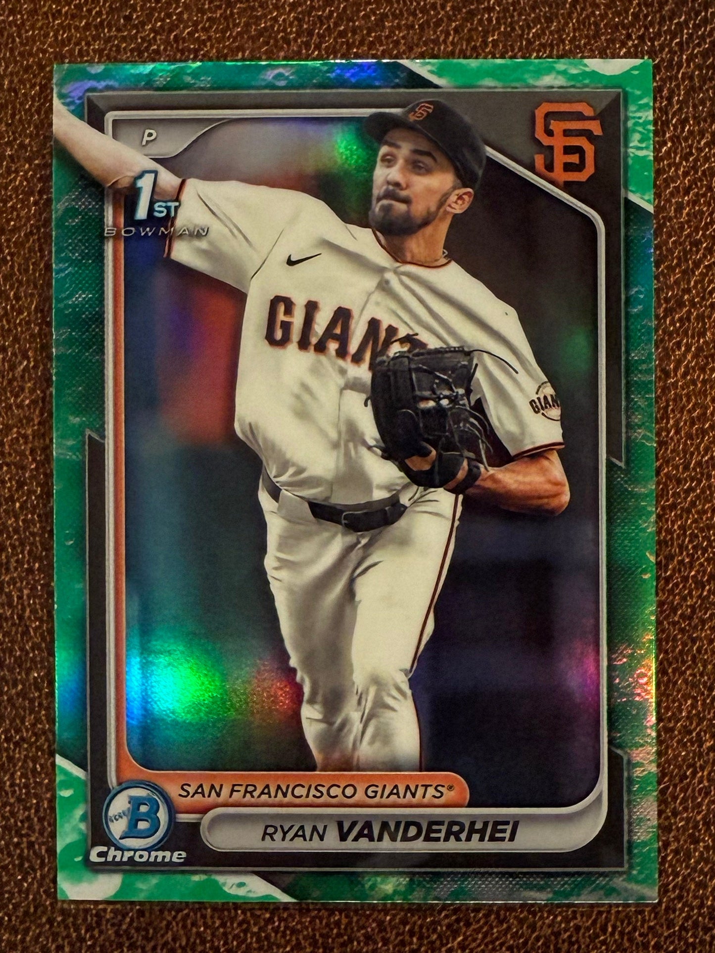 Ryan Vanderhei - 2024 Bowman - Chrome Lunar Glow - Giants