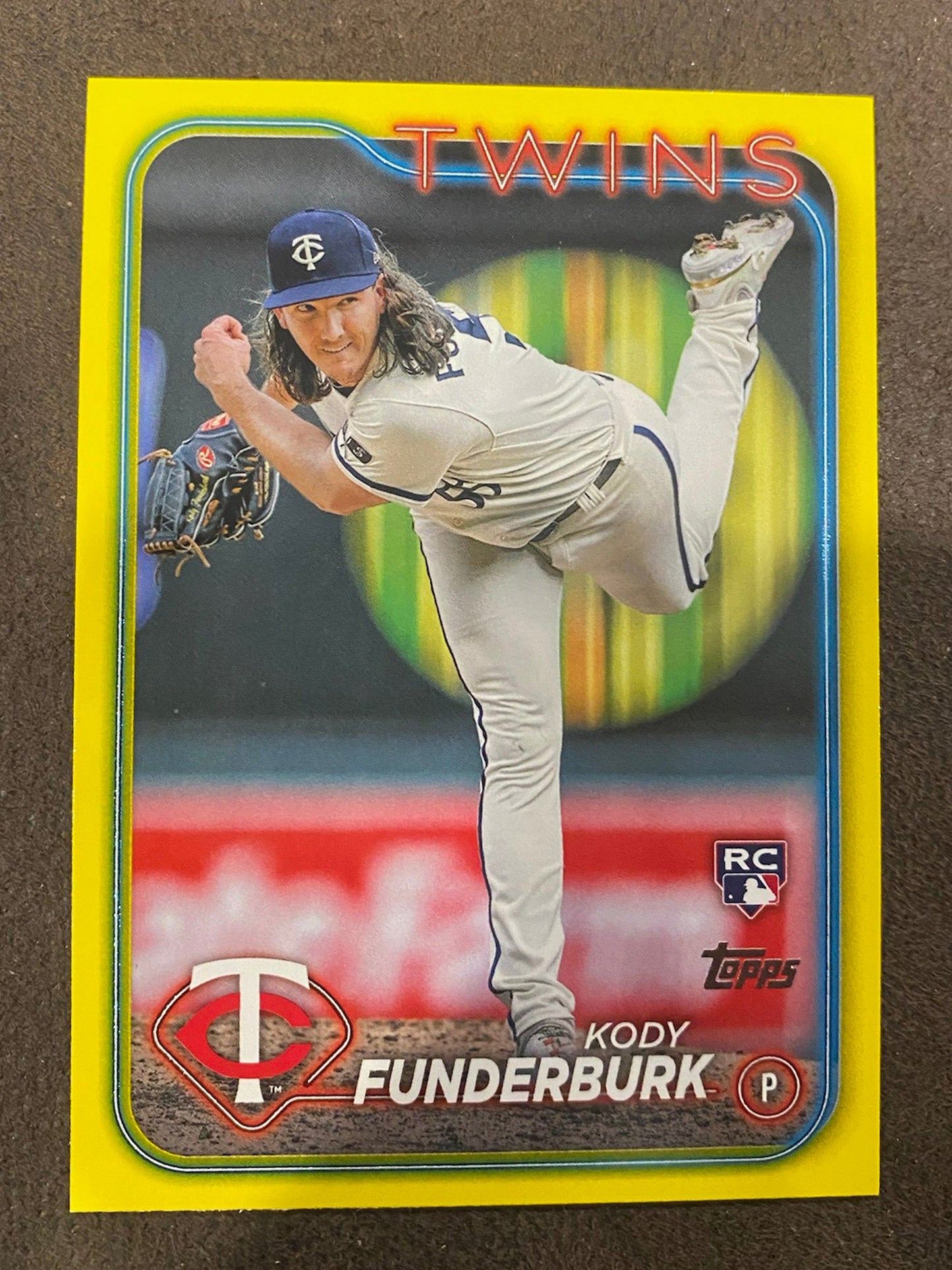 Kody Funderburk - 2024 Topps Series 2 - Yellow Parallels - Twins