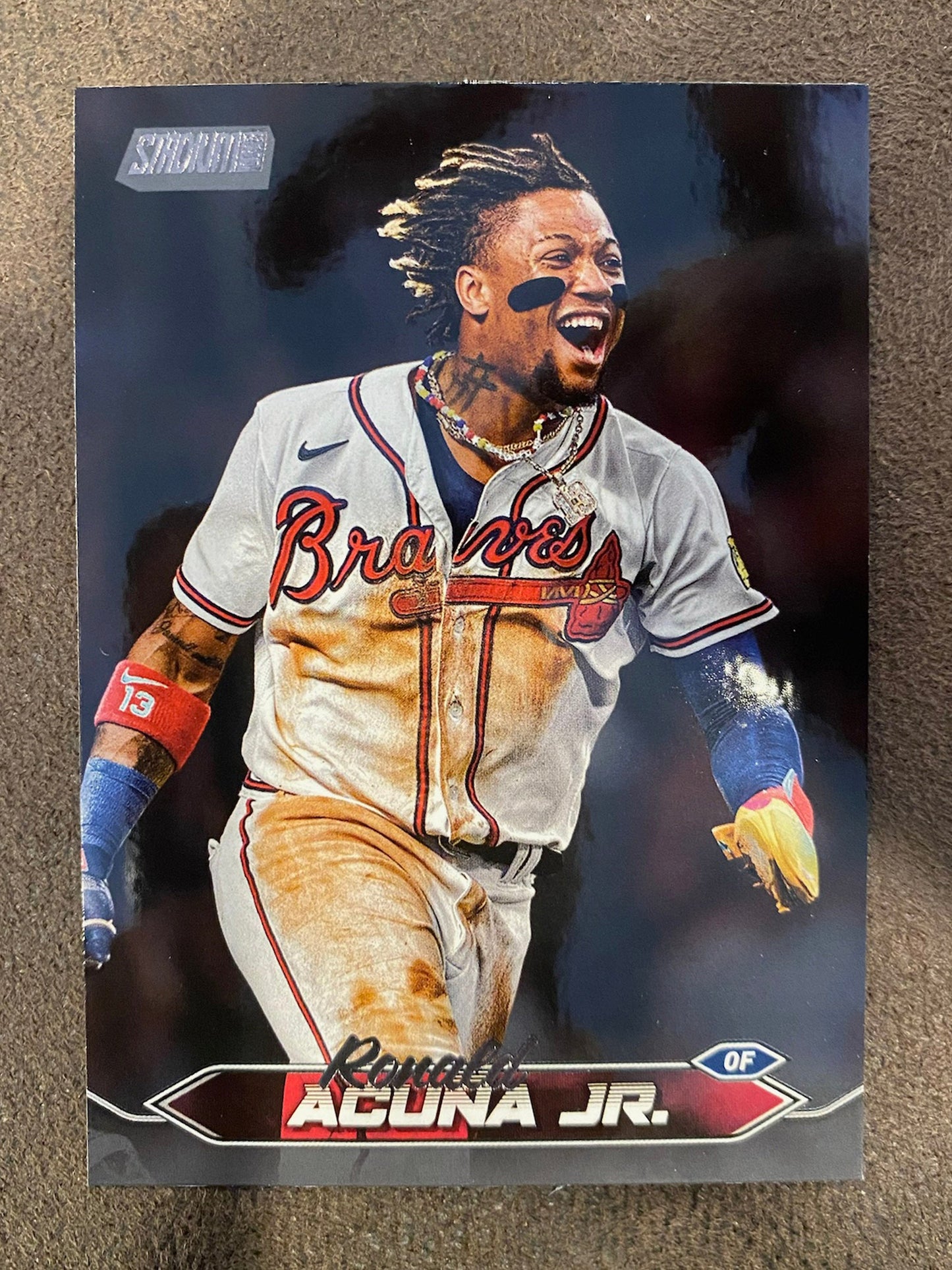 Ronald Acuna Jr. - 2024 Topps Stadium Club - Black Foil - Braves