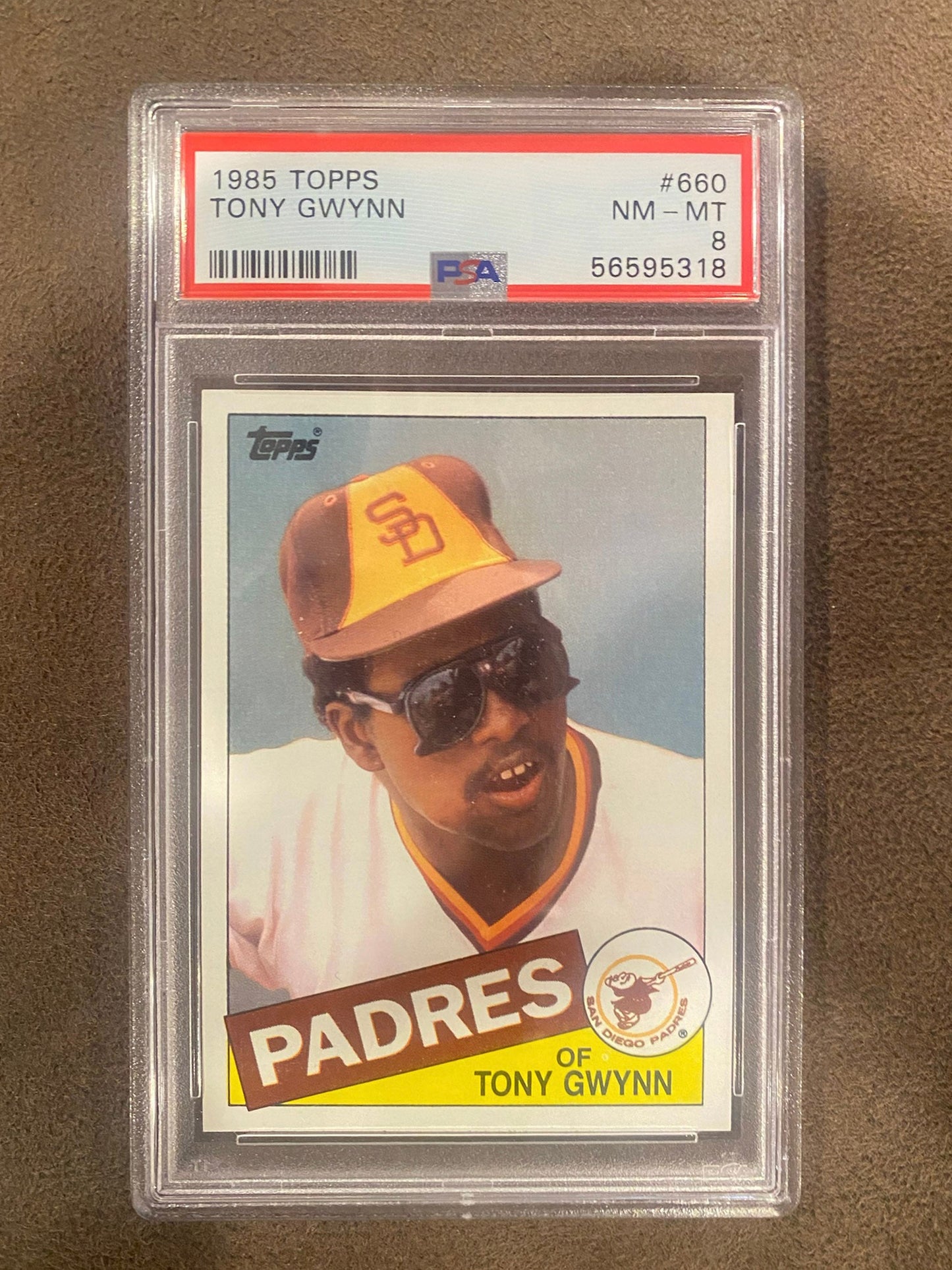 Tony Gwynn - 1985 Topps - #660 (PSA 8) - Padres