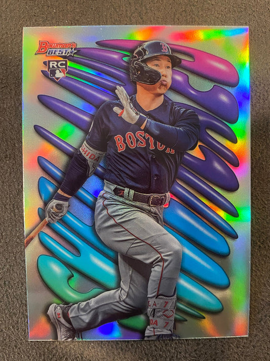 Masataka Yoshida - 2023 Bowman's Best - Shellacked Refractor - Red Sox