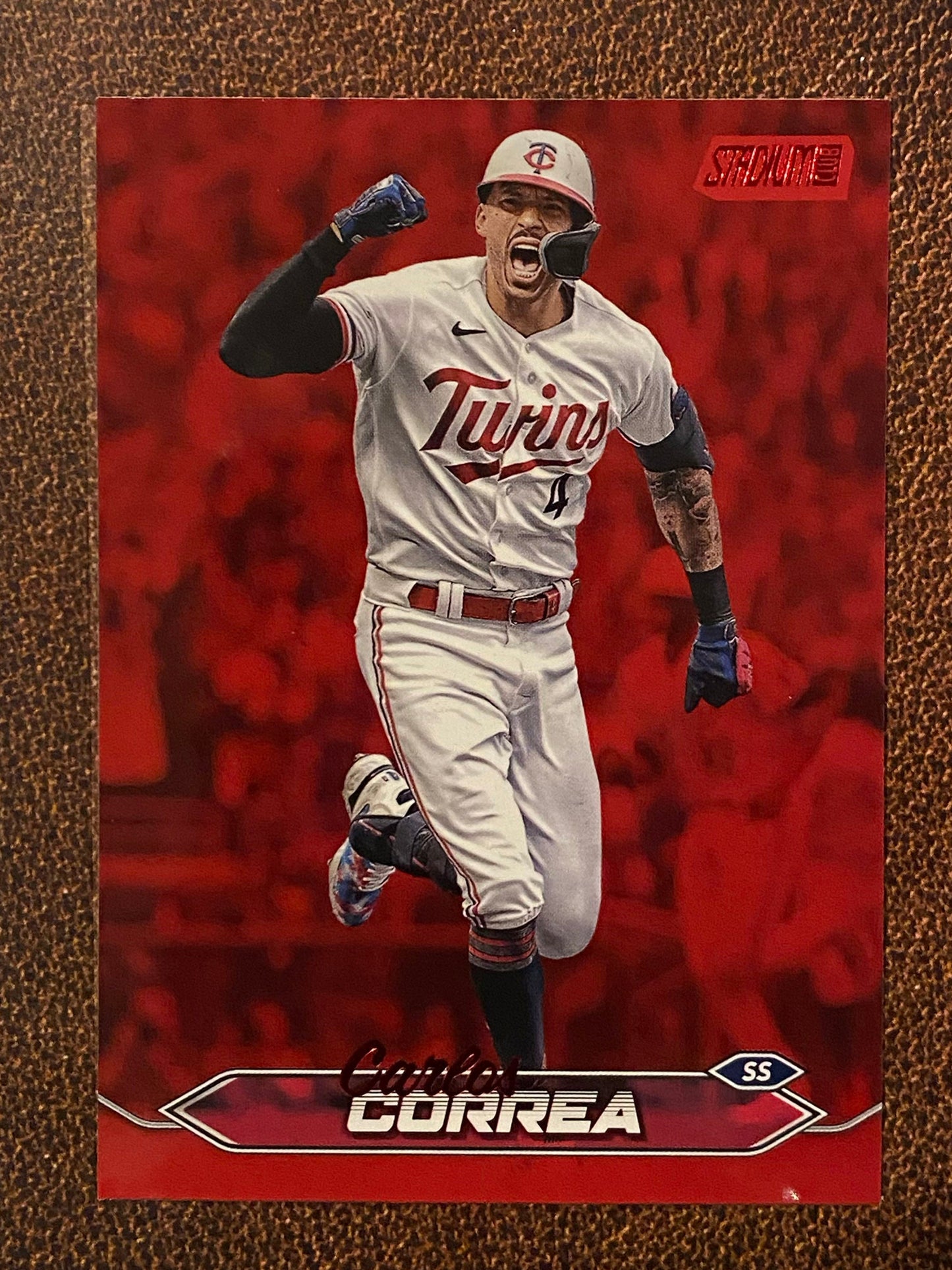 Carlos Correa - 2024 Topps Stadium Club - Red Foil - Twins