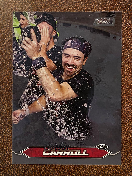 Corbin Carroll - 2024 Topps Stadium Club - Black Foil - Diamondbacks