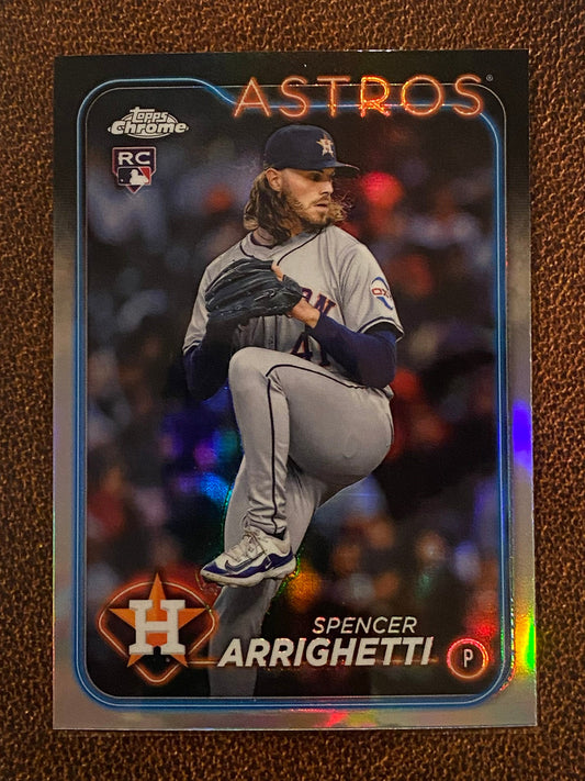 Spencer Arrighetti - 2024 Topps Chrome Update - Refractor - Astros