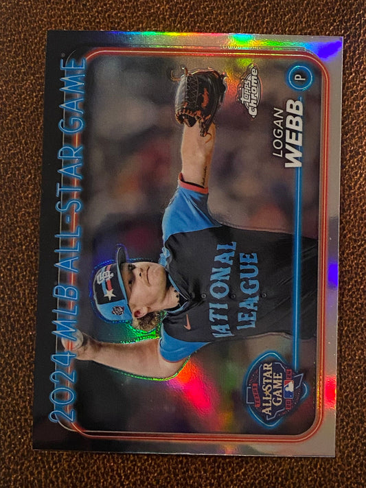 Logan Webb - 2024 Topps Chrome Update - All-Star Game Refractor - Giants