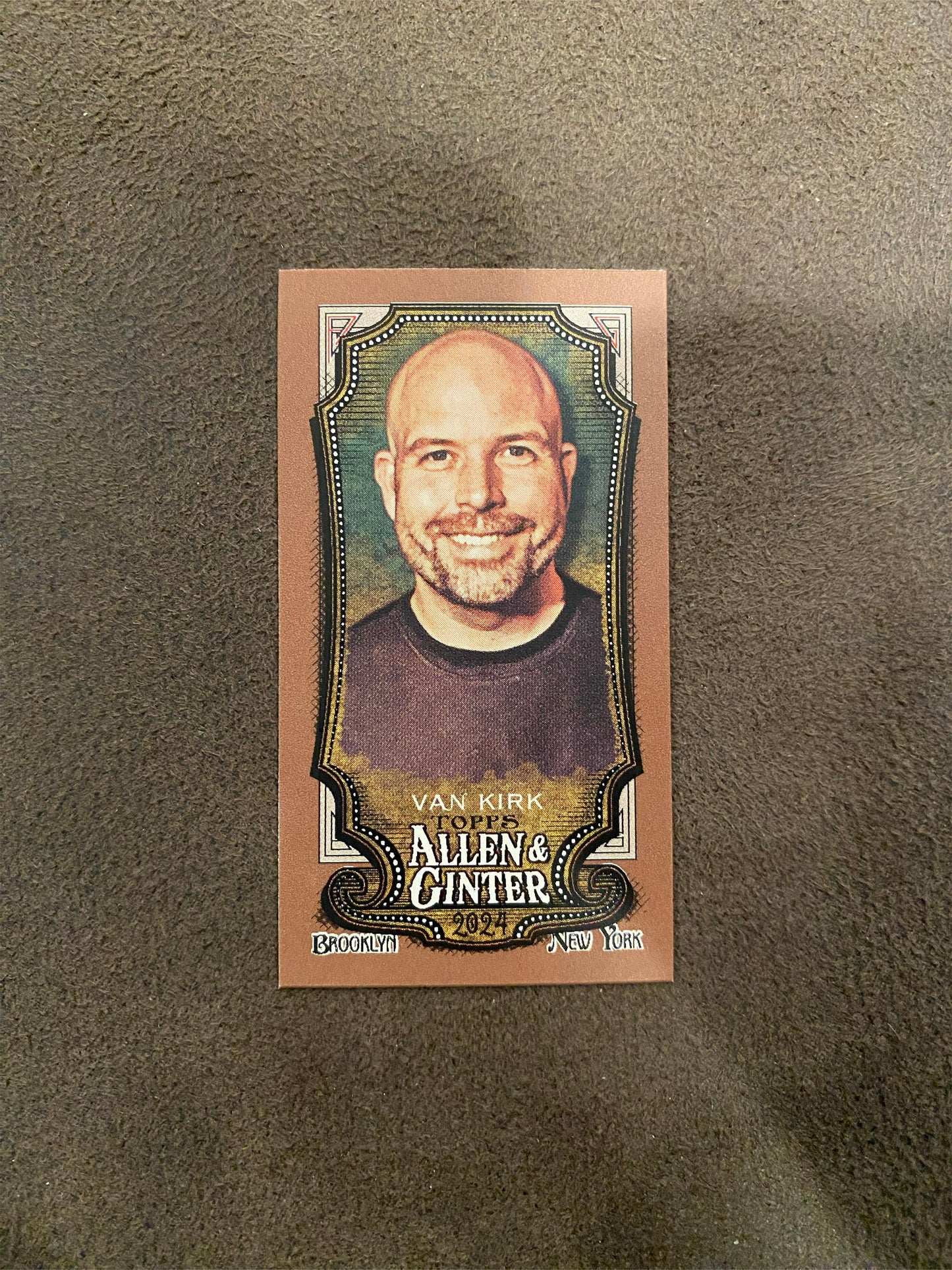 Daniel Van Kirk - 2024 Allen & Ginter - Mini Gold Border -