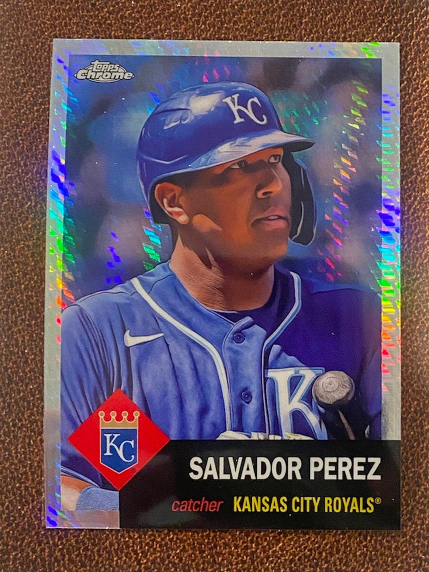 Salvador Perez - 2022 Topps Chrome Platinum Anniversary - Prism Refractor - Royals