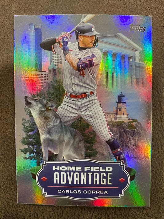 Carlos Correa - 2023 Topps Update - Home Field Advantage - Twins