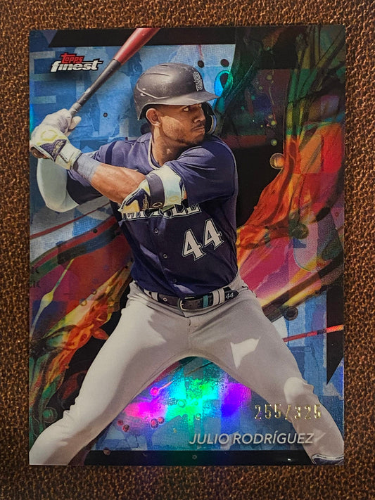 Julio Rodriguez - 2024 Topps Finest - Common Blue /325 - Mariners