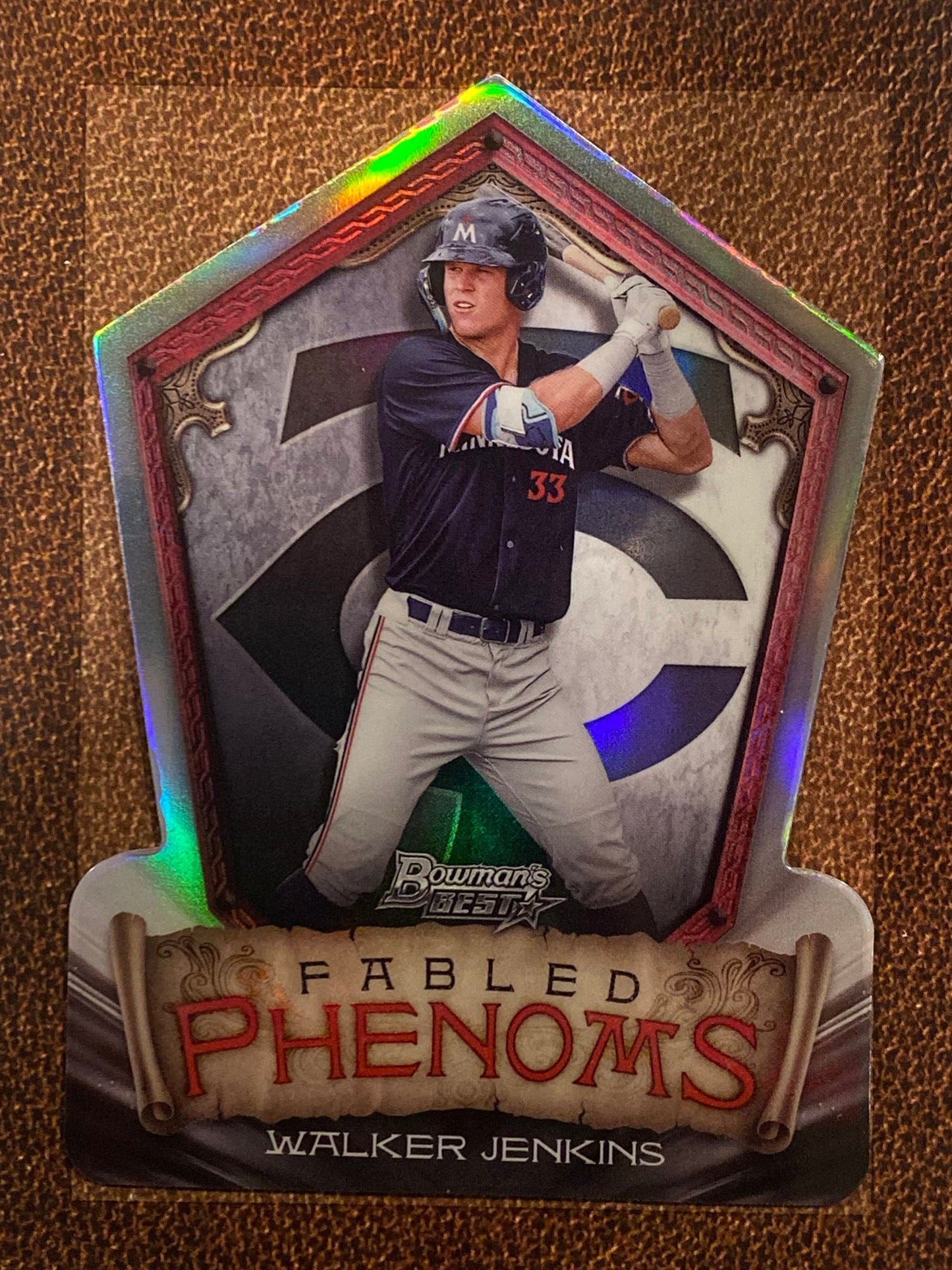 Walker Jenkins - 2024 Bowmans Best - Fabled Pheanoms Diecut - Twins