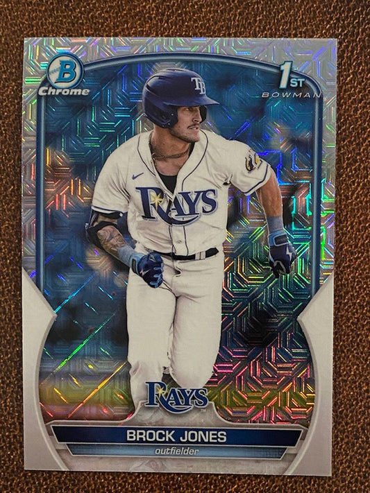 Brock Jones - 2023 Bowman - Mega Box Mojo Refractor - Rays