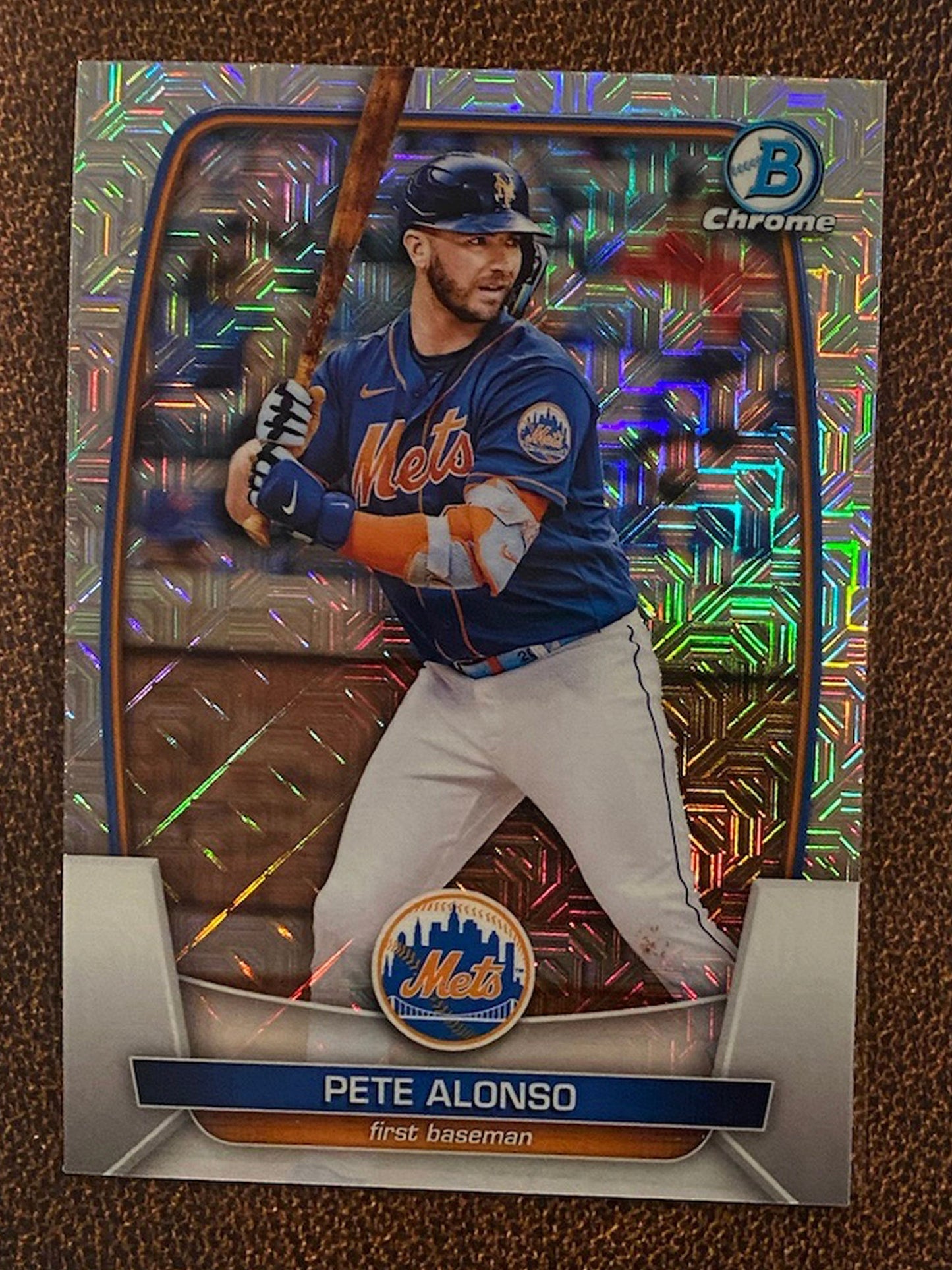 Pete Alonso - 2023 Bowman - Mega Box Mojo Refractor - Mets