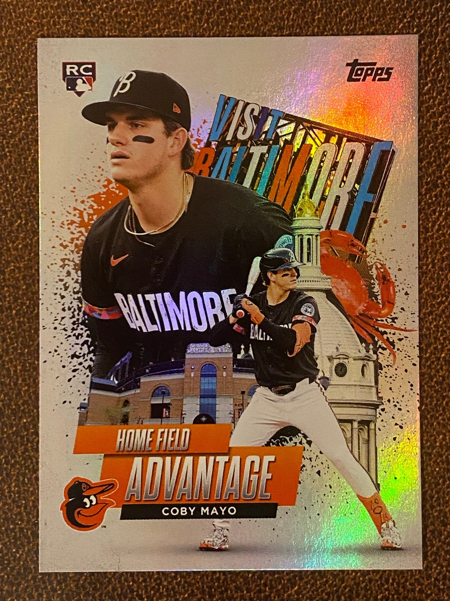 Coby Mayo - 2025 Topps Series 1 - Home Field Advantage - Orioles