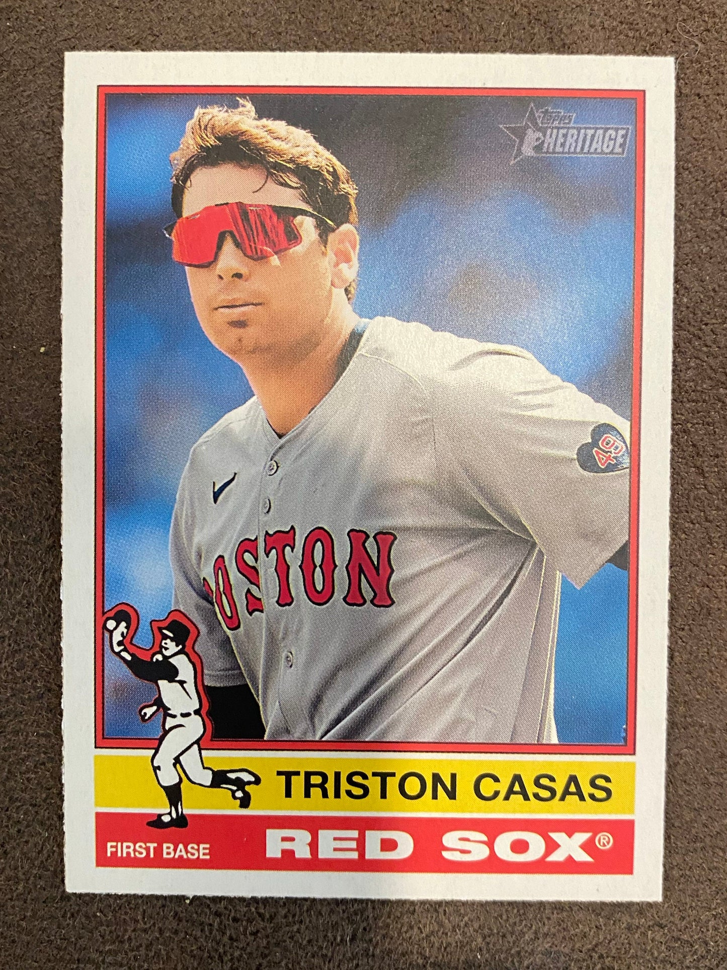 Triston Casas - 2025 Topps Heritage - Image Variation - Red Sox
