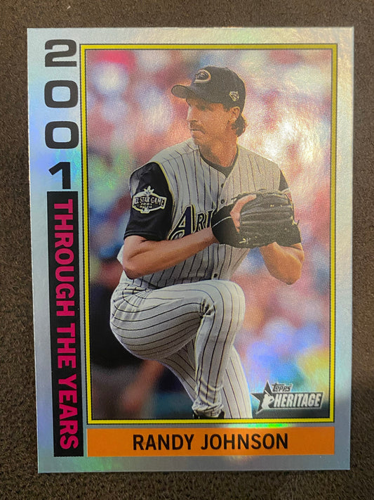 Randy Johnson - 2025 Topps Heritage - Through the Year Holographic - Diamondbacks