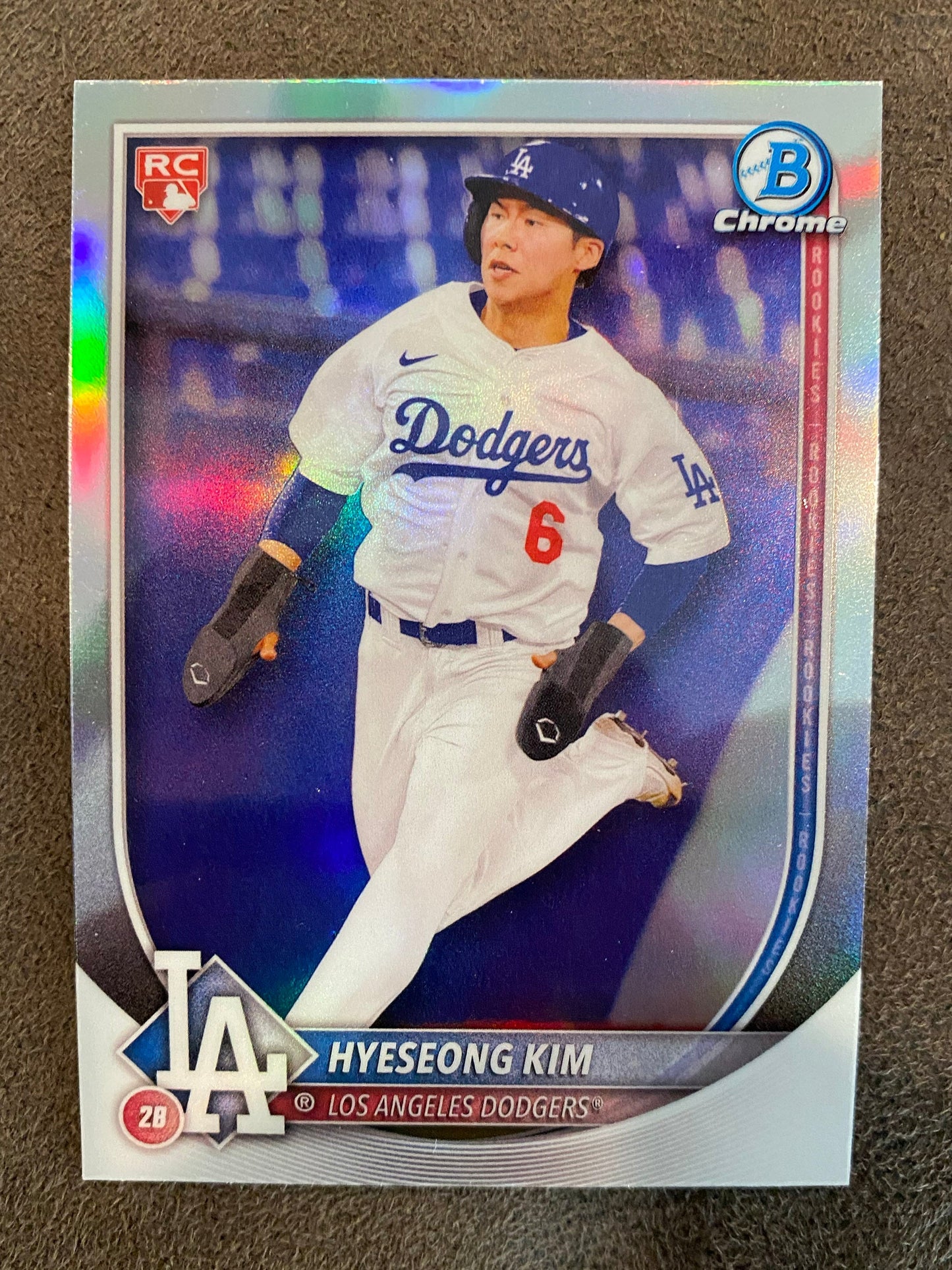Hyeseong Kim - 2025 Bowman - Red Rookie Redemption - Dodgers