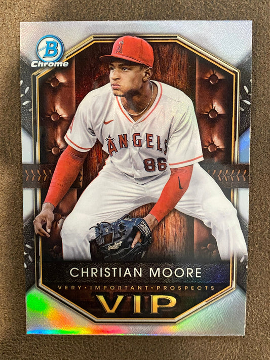 Christian Moore - 2025 Bowman - Very Important Prospect - Angels