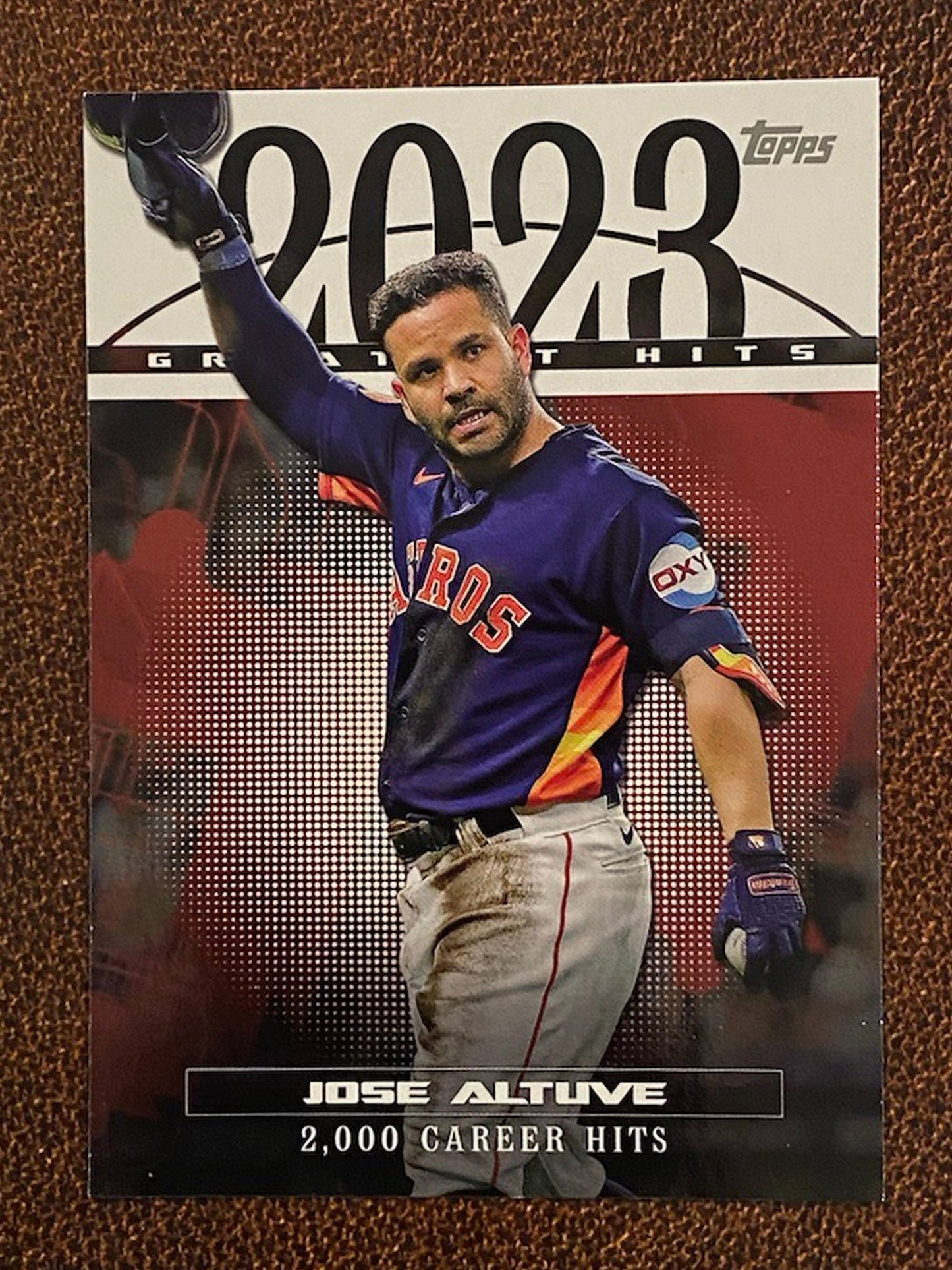 Jose Altuve - 2024 Topps Series 1 - Greatest Hits - Astros