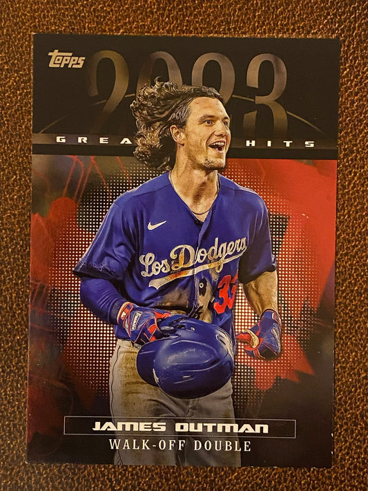 James Outman - 2024 Topps Series 1 - Greatest Hits BLACK /299 - Dodgers