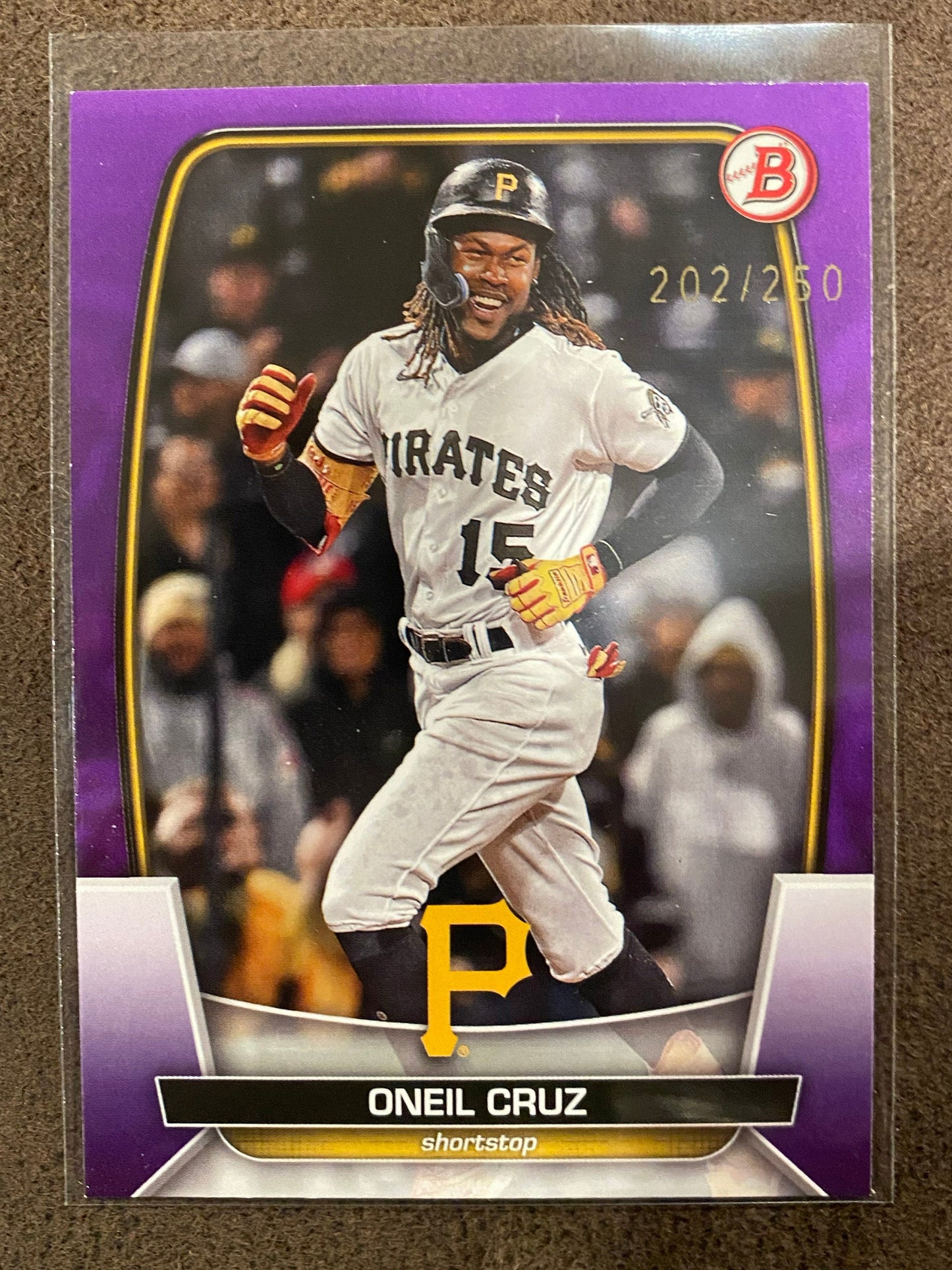 Oneil Cruz - 2923 Bowman - Purple /250 - Pirates