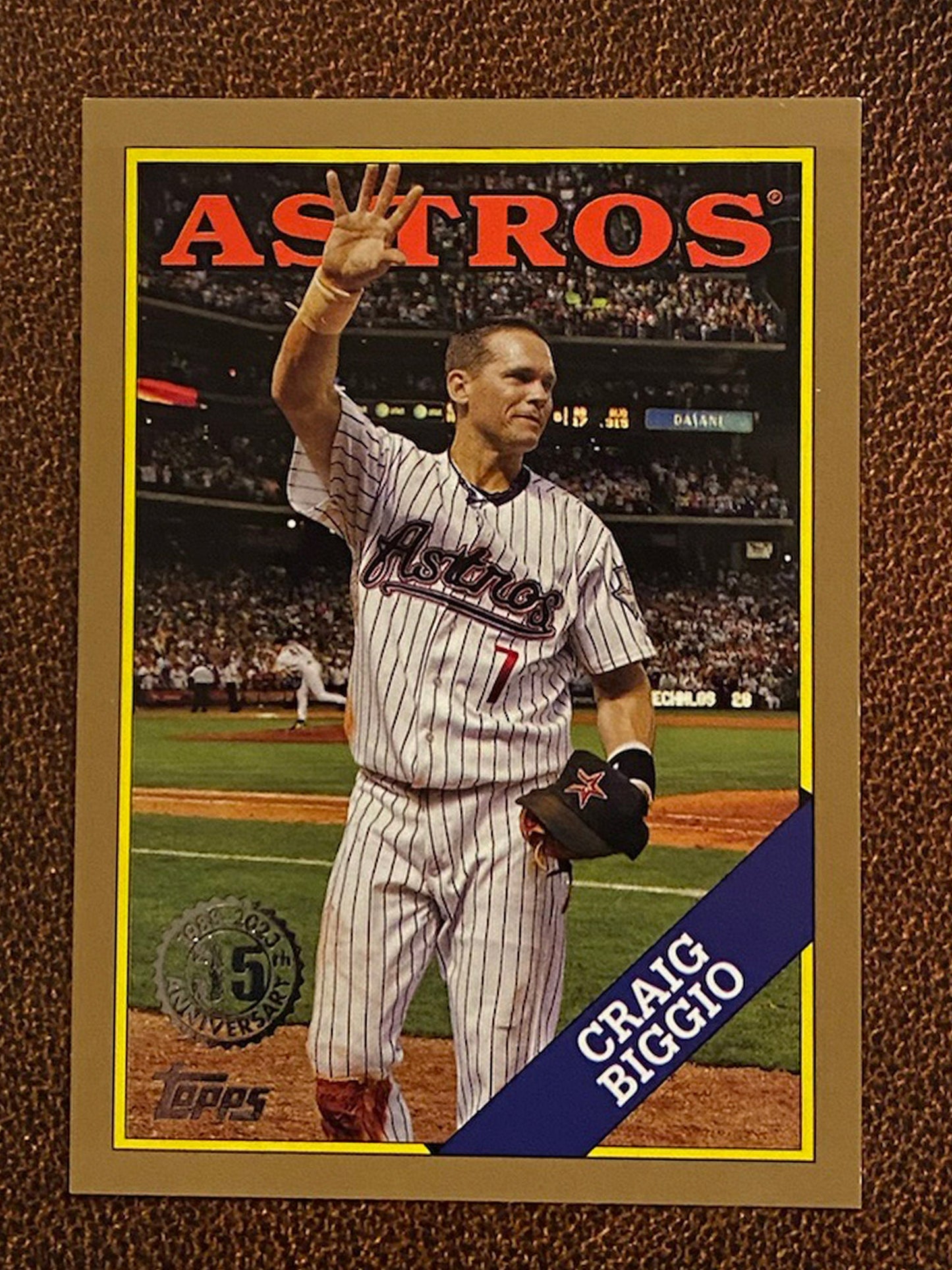 Craig Biggio - 2023 Topps Update - Gold Parallel /75 - Astros