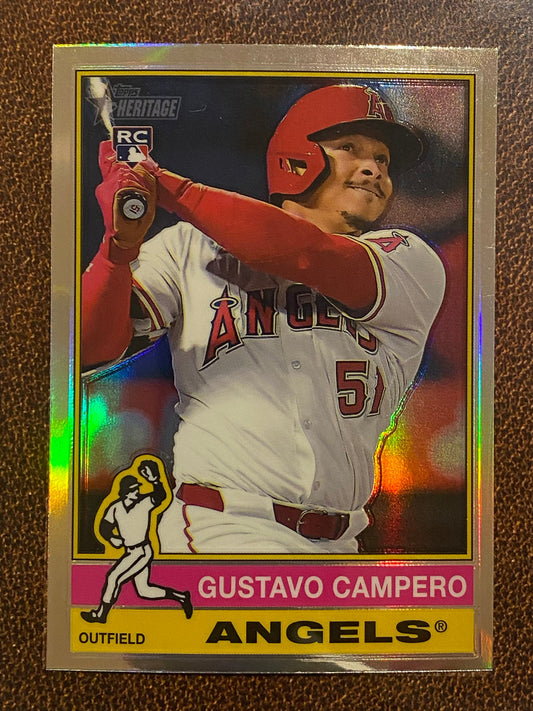 Gustavo Campero - 2025 Topps Heritage - Refractor - Angels
