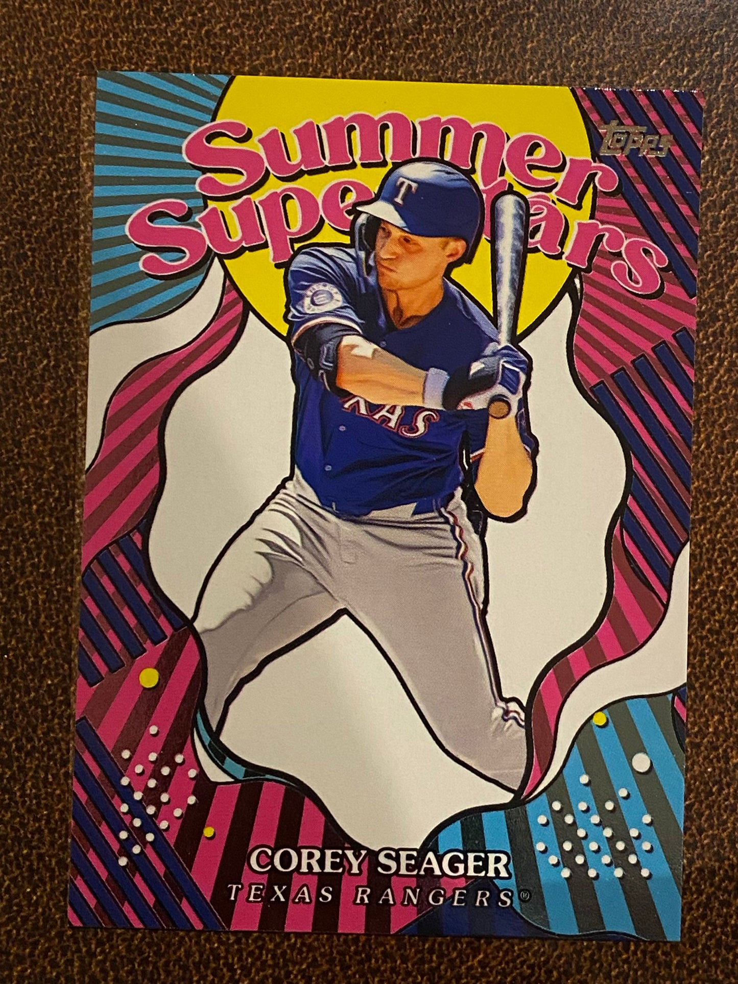 Corey Seager - 2025 Topps Series 2 - Summer Superstars Insert - Rangers