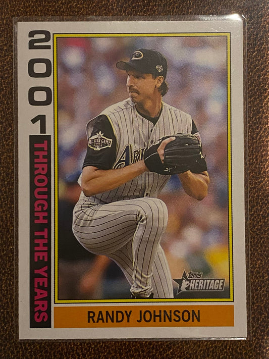 Randy Johnson - 2025 Topps Heritage - Through the Years Insert - Diamondbacks