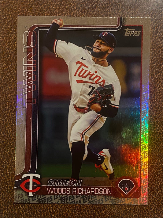 Simeon Woods Richardson  - 2025 Topps Series 2 - Fanatics Exclusive Topps Foil Border - Twins