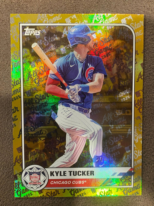 Kyle Tucker - 2025 Topps - All Star Game GOLD foil /50 - Cubs