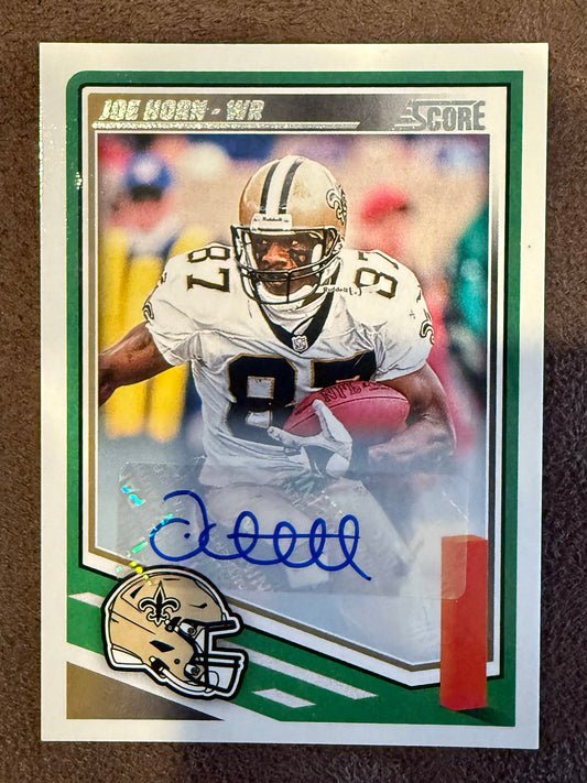 Joe Horn - 2025 Score - AUTO - Saints