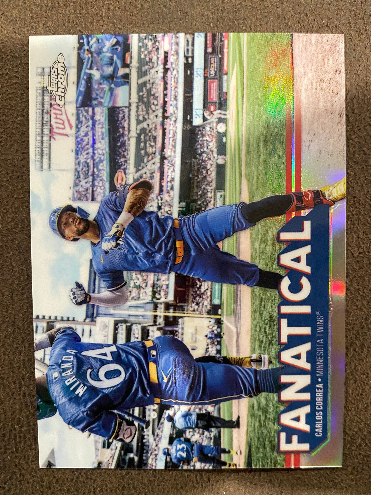 Carlos Correa - 2025 Topps Chrome - Fanatical SSP - Twins
