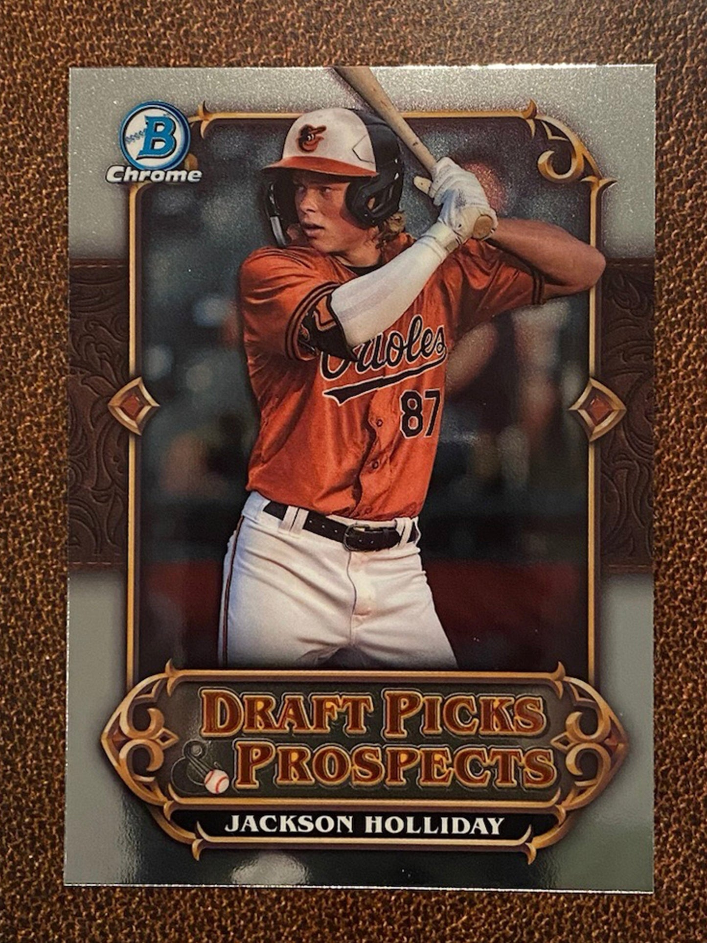 Jackson Holliday - 2023 Bowman Chrome - Draft Picks and Prospects - Orioles