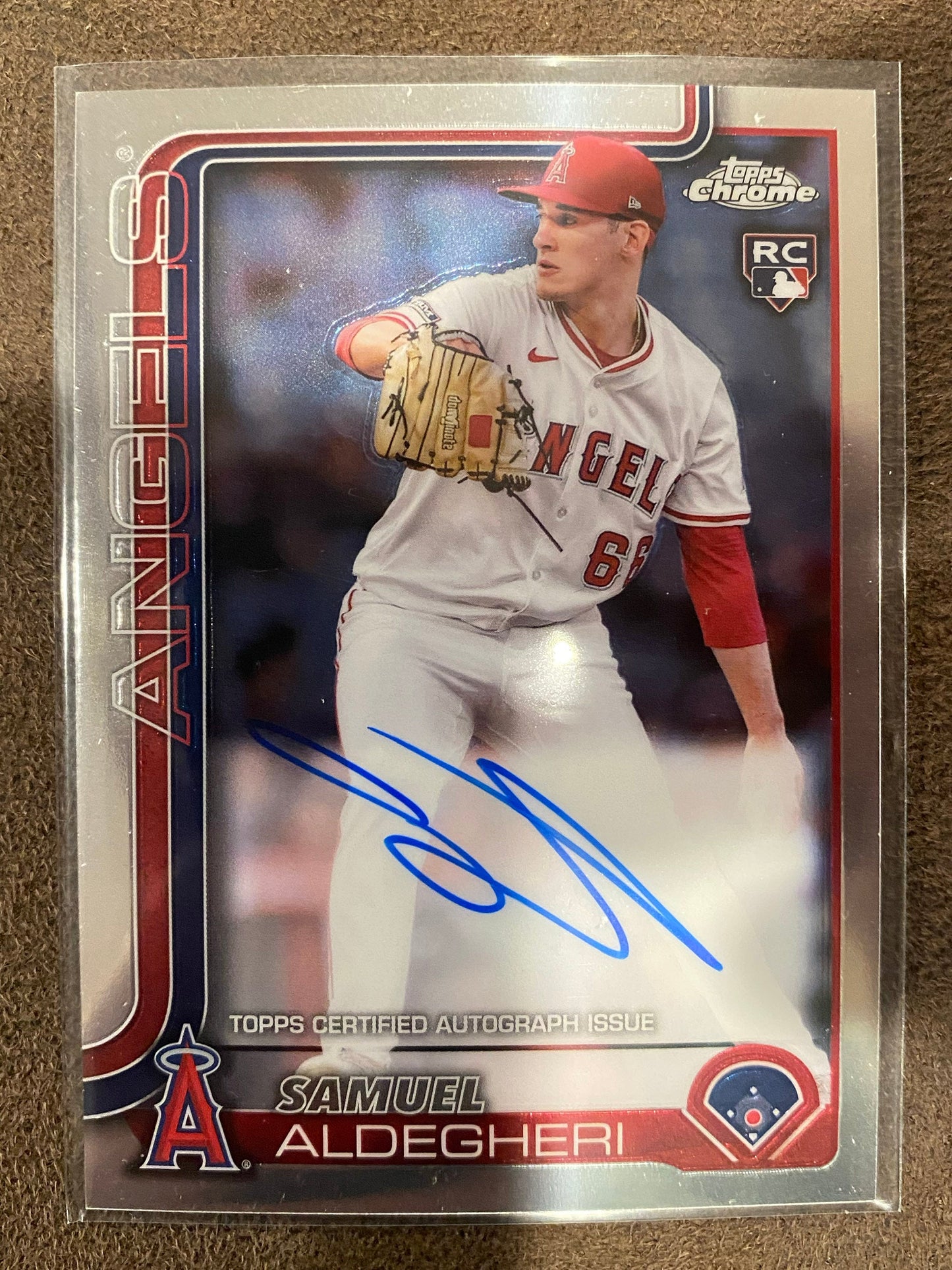 Samuel Aldegheri - 2025 Topps Chrome - Rookie AUTO - Angels