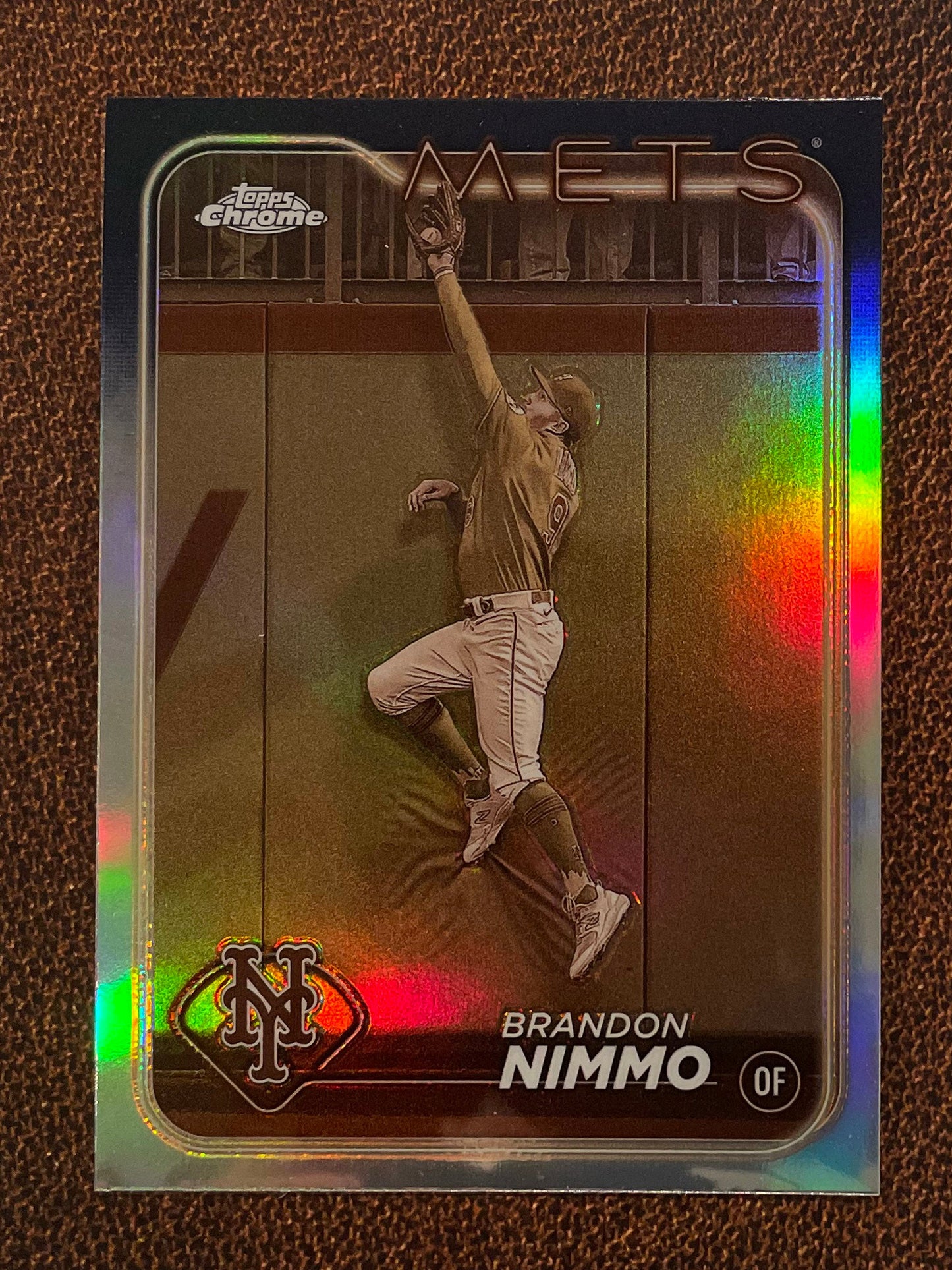 Brandon Nimmo - 2024 Topps Chrome - Sepia Refractor - Mets