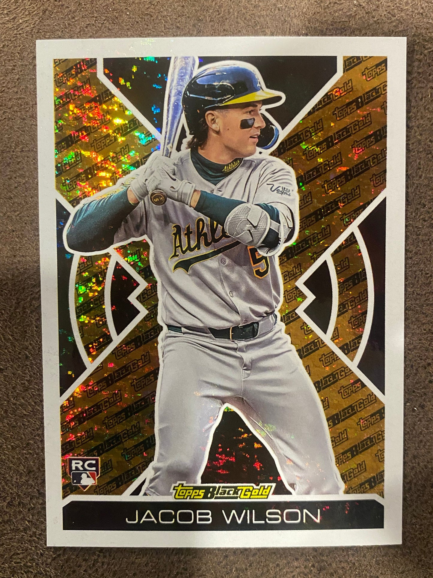 Jacob Wilson - 2025 Topps Update - Black Gold Insert - Athletics