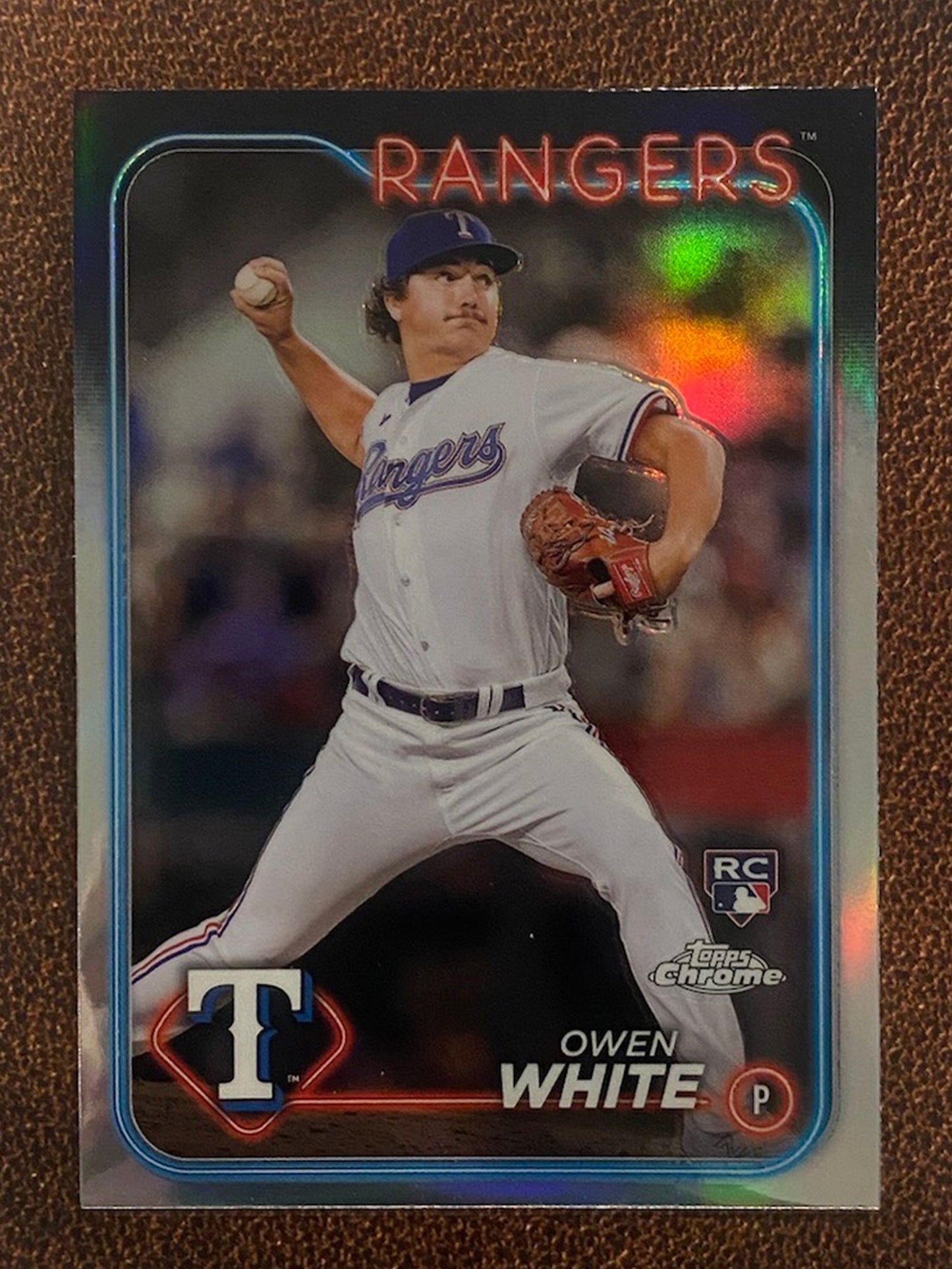 Owen White - 2024 Topps Chrome - Refractor - Rangers