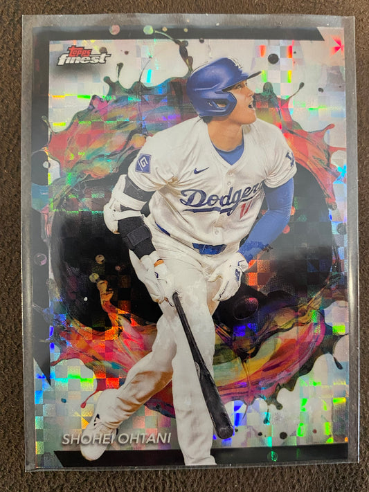 Shohei Ohtani - 2024 Topps Finest - Rare Checkerboard - Dodgers