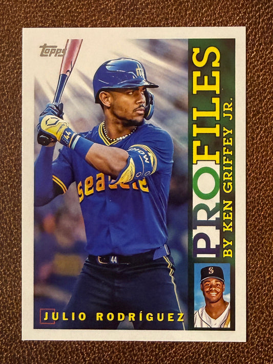 Julio Rodriguez - 2026 Topps Series 1 - Profiles Insert - Mariners