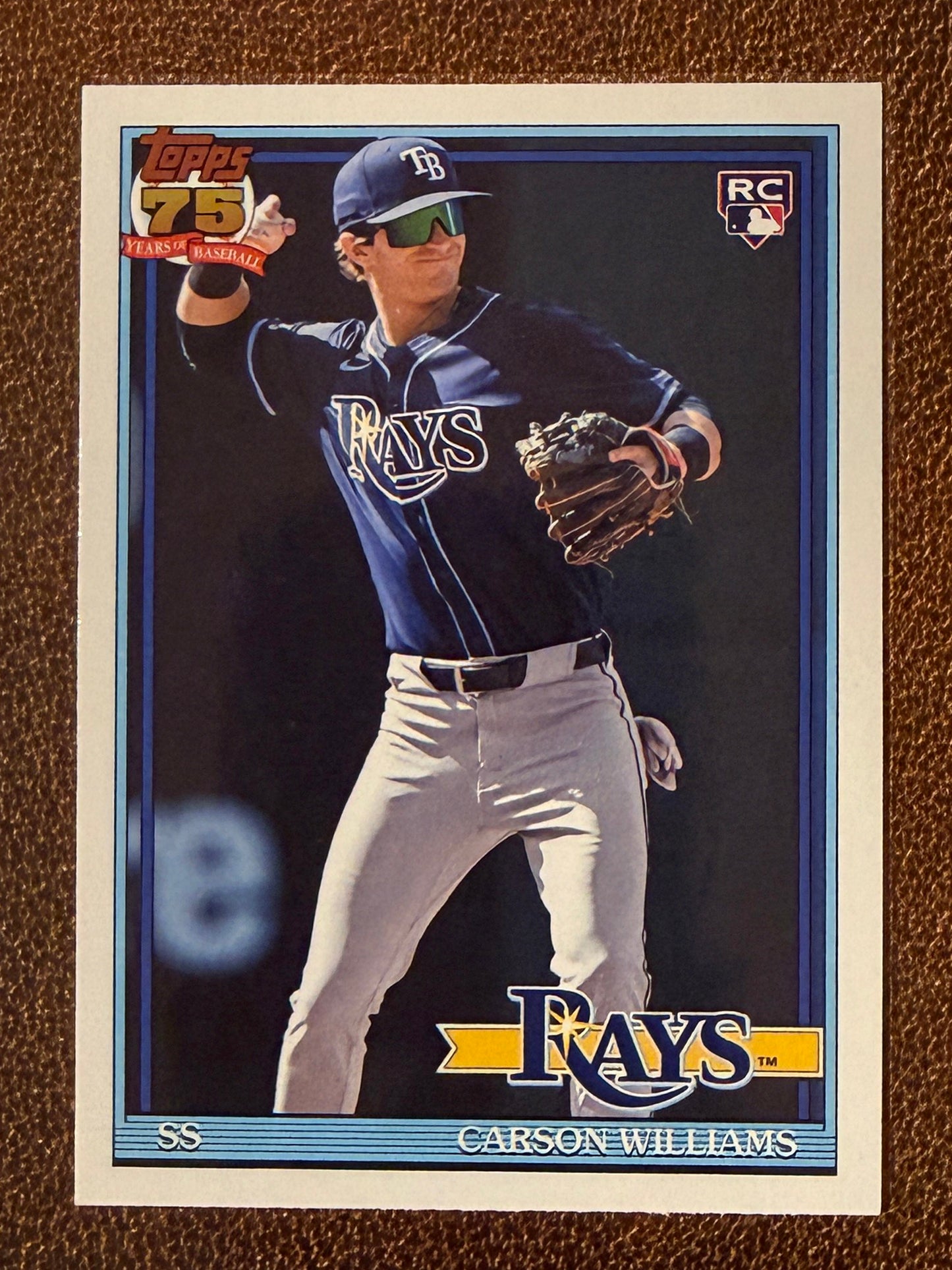 Carson Williams - 2026 Topps Series 1 - 1991 Insert - Rays