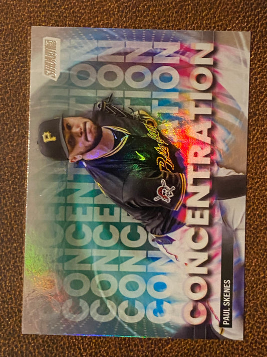 Paul Skenes - 2025 Topps Stadium Club - Concentration Insert - Pirates