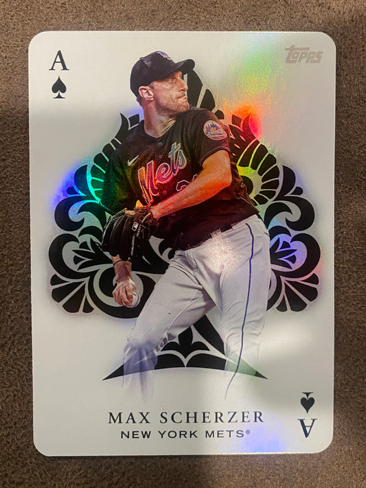 Max Scherzer - 2023 Topps Series 1 - All Aces Insert - Mets