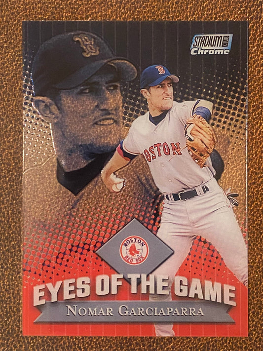 Nomar Garciaparra - 2000 Stadium Club Chrome - Eyes of the Game Acetate - Red Sox